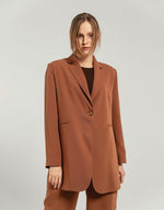 Load image into Gallery viewer, Camel Blazer Jacket

