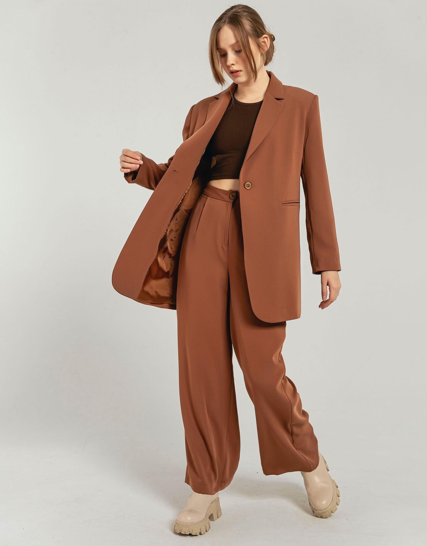 Camel Blazer Jacket